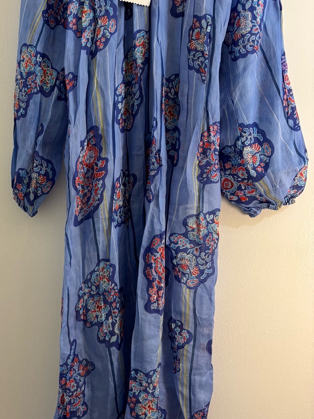 Zara ZW Collection Printed Ramie Tunic Dress, Size XS - Picture 3 of 16
